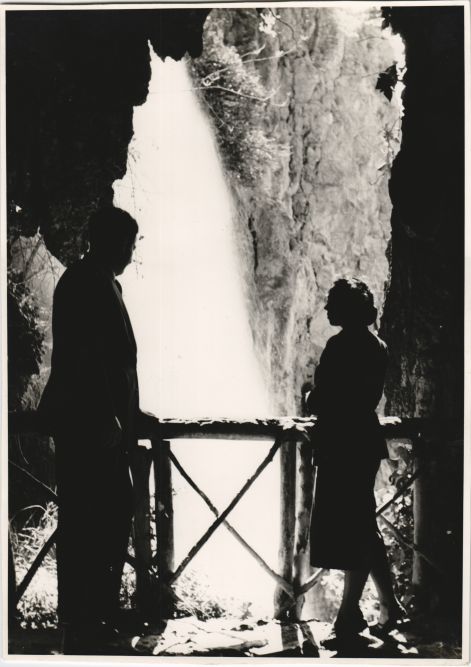 En el Monasterio de Piedra en 1951