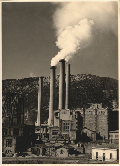 The cement factory of Montcada i Reixac