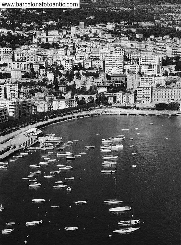 Panoramic view of Montecarlo in 1958