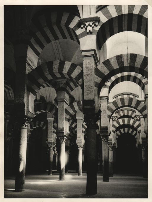 Interior view of the Great Mosque of Córdoba