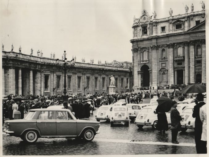 Raining in Rome in November 1961