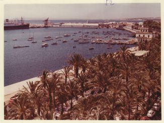 Panoramic view of Alicante in 1965