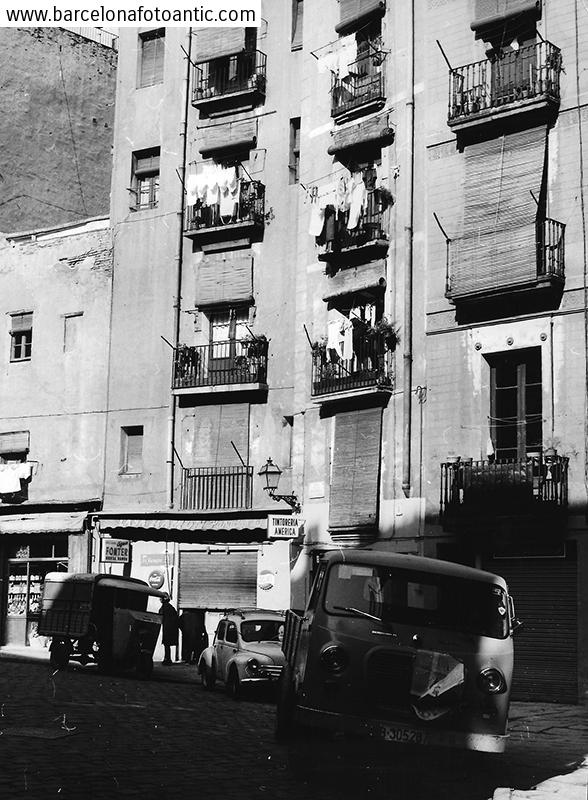 Baix de Sant Pere Street of Barcelona. 